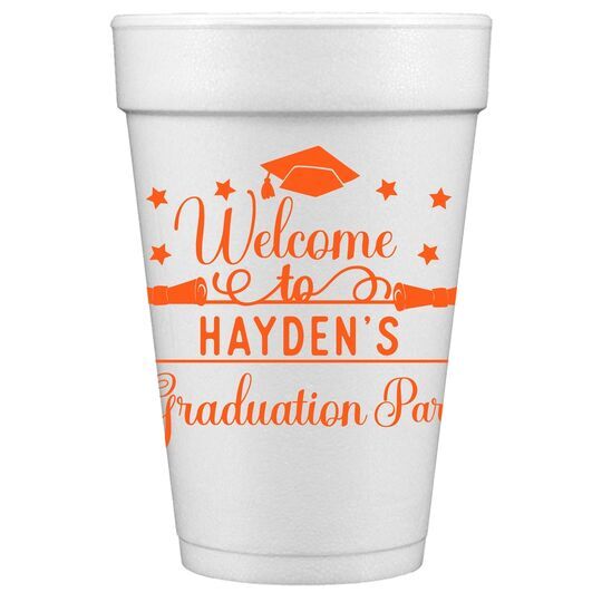 Graduation Party Styrofoam Cups